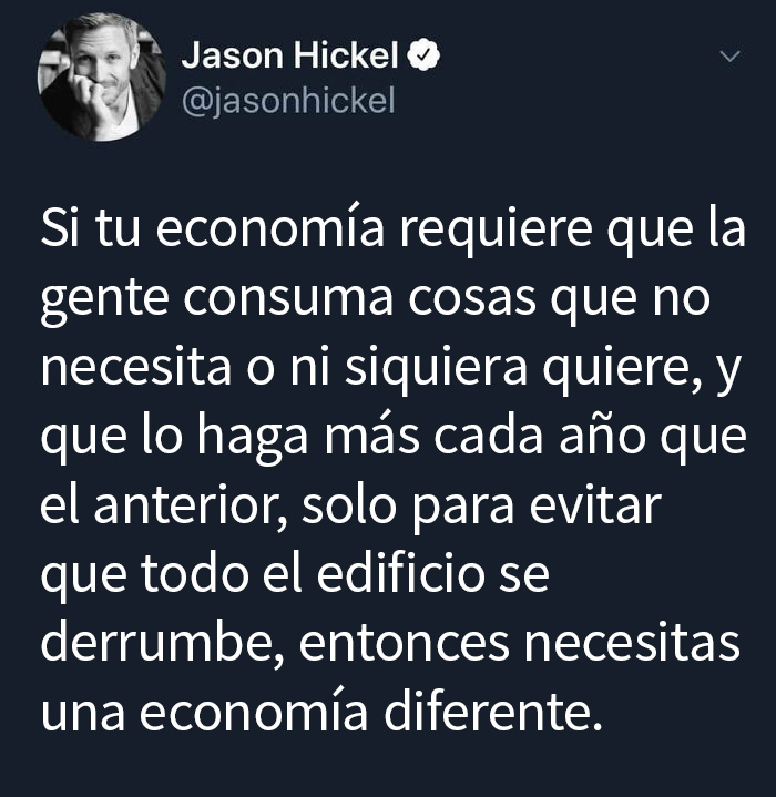 Necesitamos una economía diferente