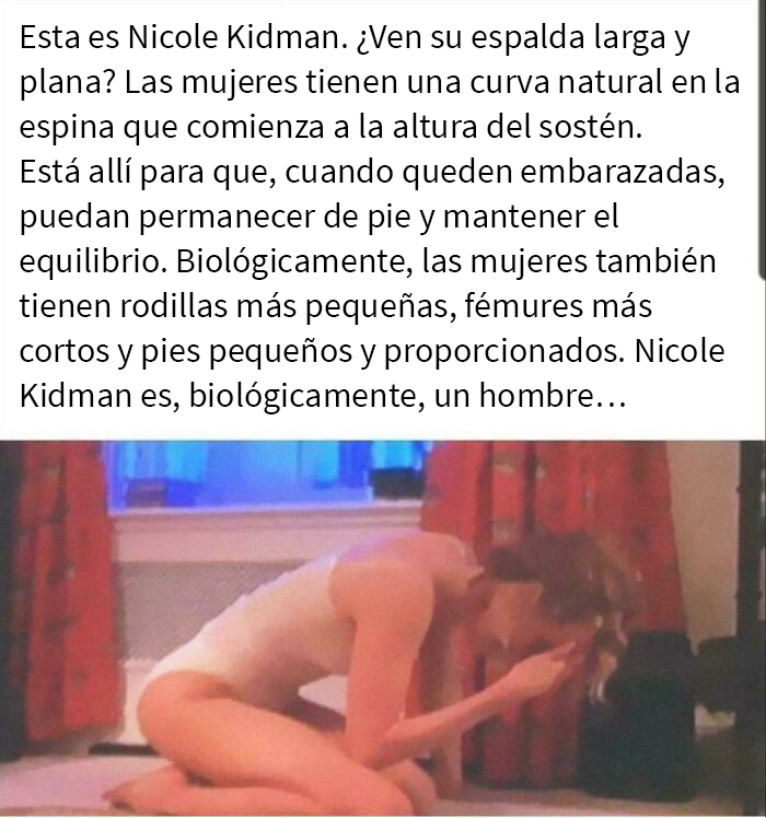 Nicole Kidman es un hombre. Obviamente