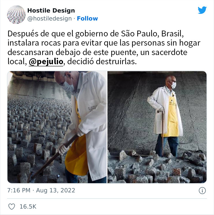 "Hostile Design": This Twitter Account Is Sharing 35 Sad And Infuriating Examples Of Design Against Humanity