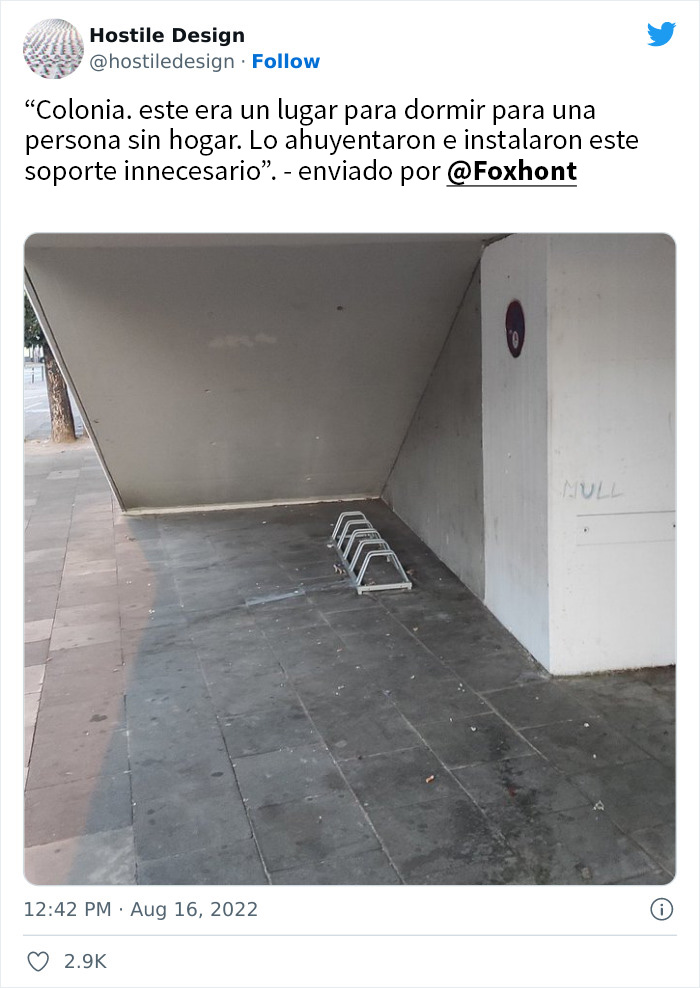 "Hostile Design": This Twitter Account Is Sharing 35 Sad And Infuriating Examples Of Design Against Humanity