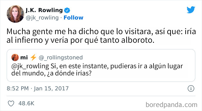 Una respuesta perfecta