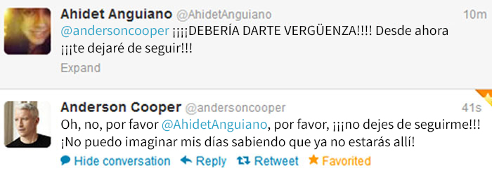 Anderson Cooper siendo increíble