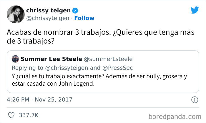 La reina de las contestaciones audaces