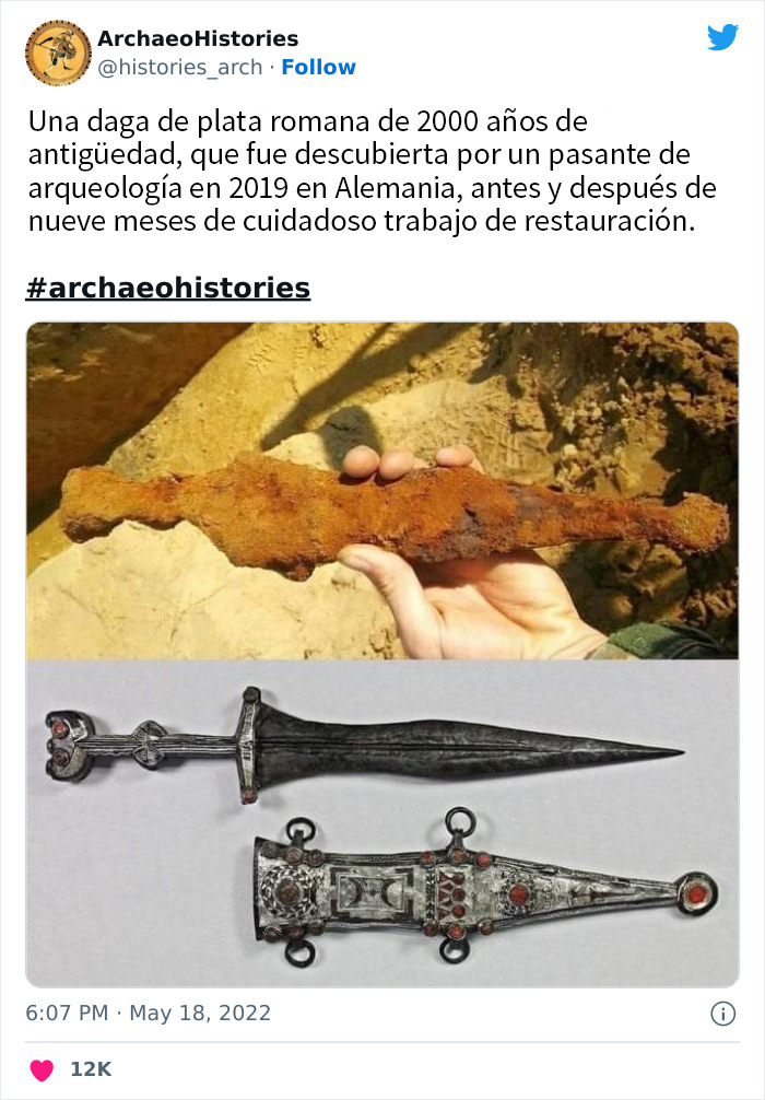 40 Of The Most Amazing Archaeological Discoveries Shared On This Educational Twitter Page