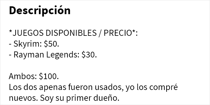 ¡Qué gran oferta!