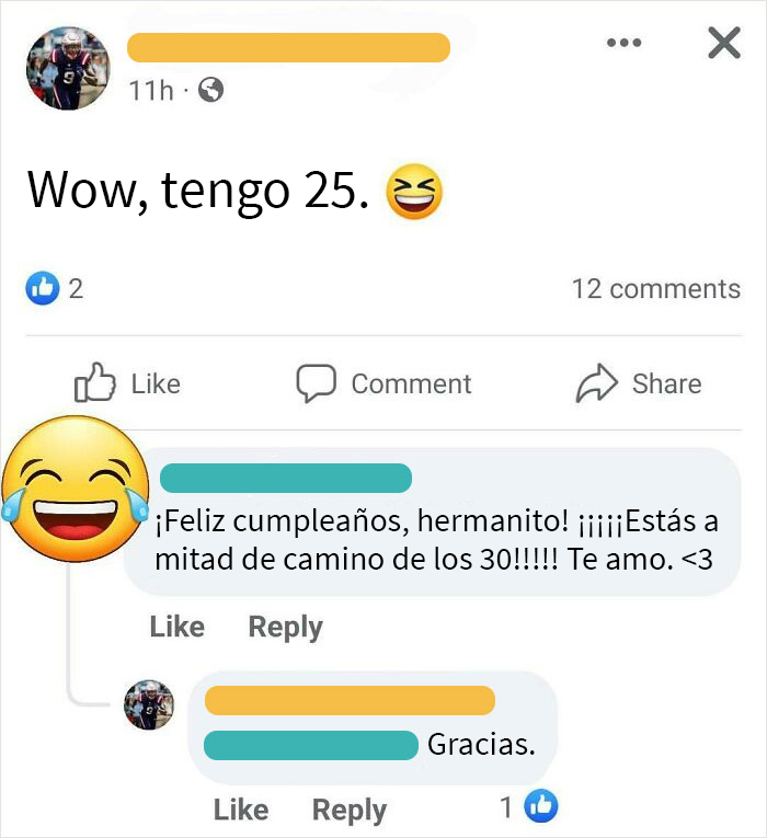 Si tenía 4 años cuando nació mi hermano y, ahora, tengo 40: ¿Cuántos años tiene mi hermano?