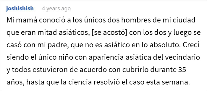 Descubrió que su padre no era su padre