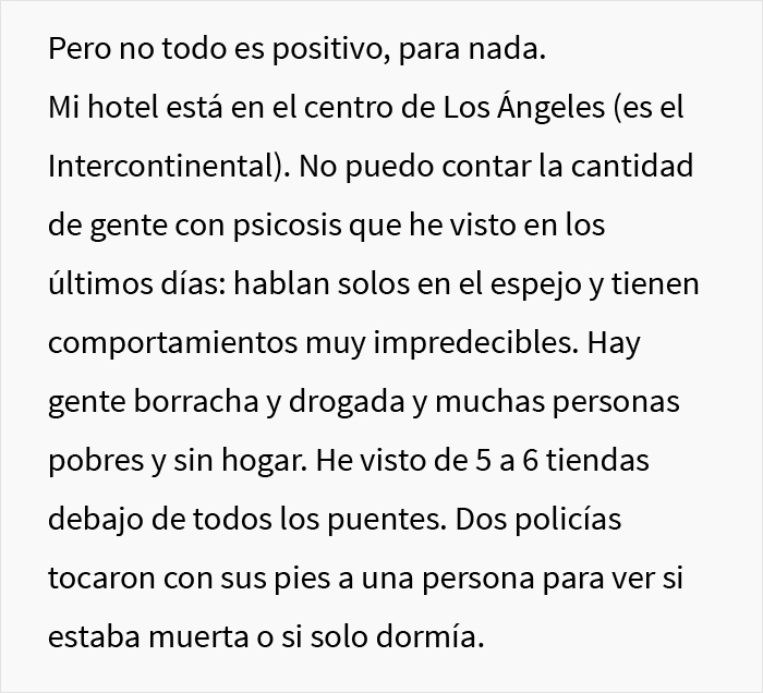 Este europeo visitó Estados Unidos por primera vez y se sorprendió y decepcionó por lo que experimentó