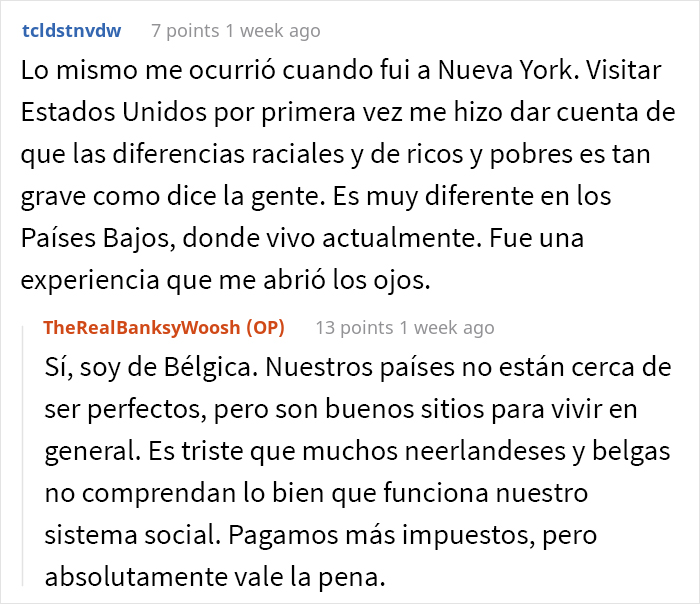 Este europeo visitó Estados Unidos por primera vez y se sorprendió y decepcionó por lo que experimentó