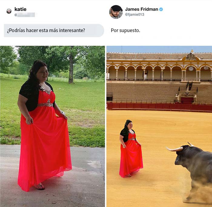 New Hilarious Photoshop Edits By Master Troll James Fridman Who Takes Photo Requests Too Literally (18 Pics)