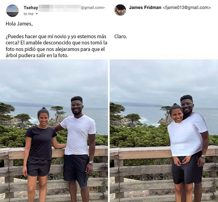 New Hilarious Photoshop Edits By Master Troll James Fridman Who Takes Photo Requests Too Literally (18 Pics)