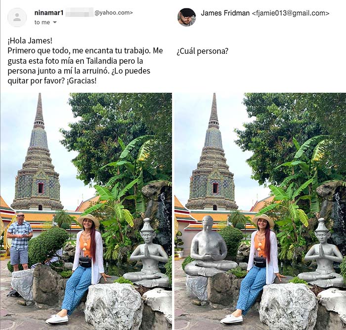 New Hilarious Photoshop Edits By Master Troll James Fridman Who Takes Photo Requests Too Literally (18 Pics)