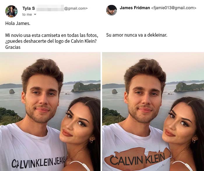 New Hilarious Photoshop Edits By Master Troll James Fridman Who Takes Photo Requests Too Literally (18 Pics)