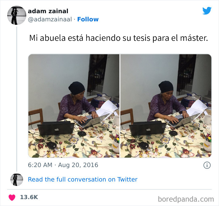 Tu puedes, abuela