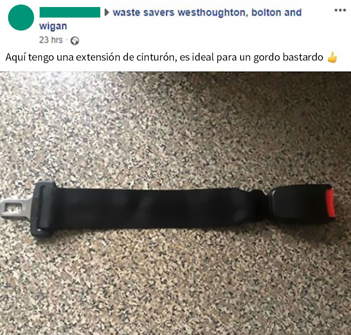 Ideal para un gordo bastardo