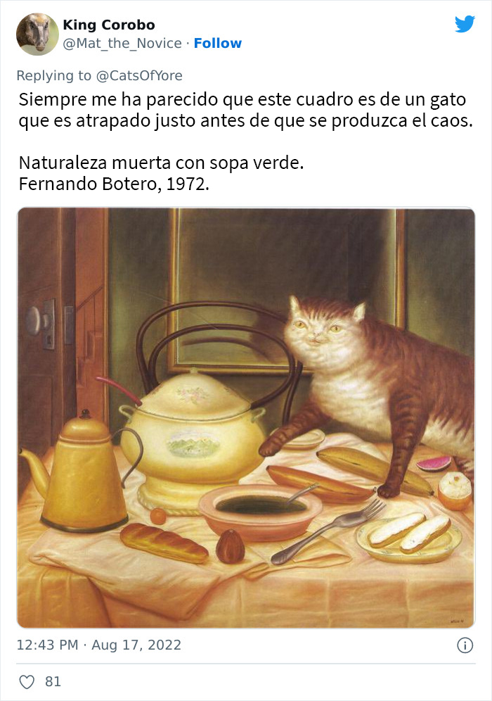 Los gatos destrozando cosas no son un problema moderno, como muestran estas 24 imágenes a través de la historia