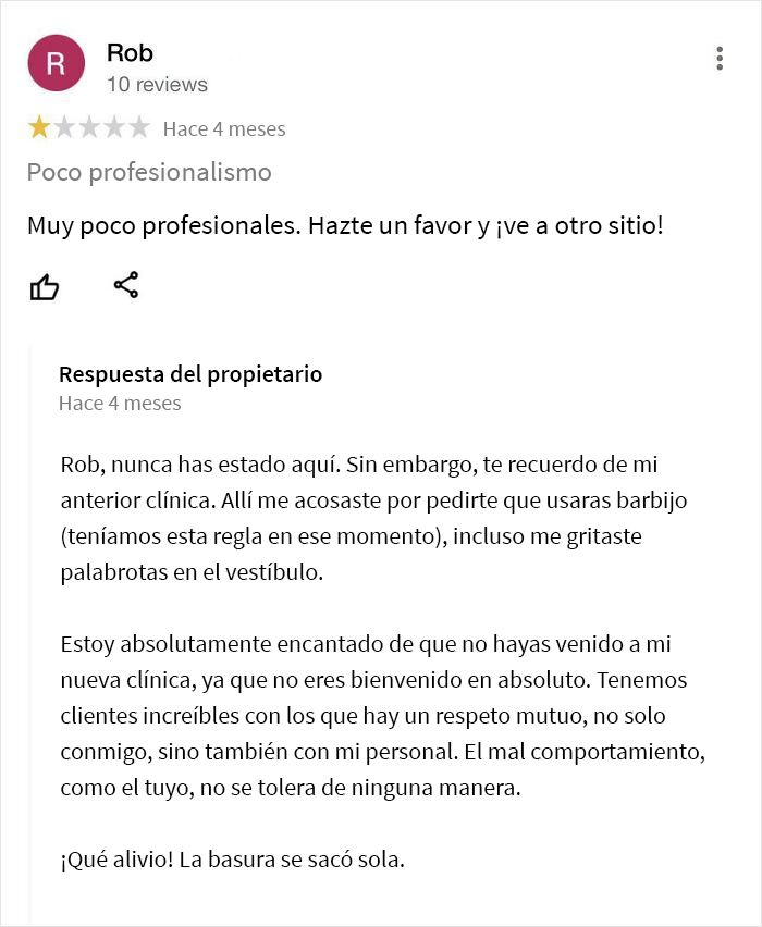 Mi nuevo veterinario tiene agallas