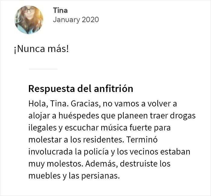 Cuando haces desastres en un Airbnb y, aún así, escribes una mala reseña