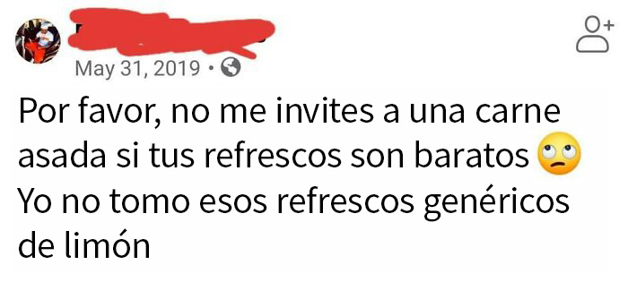 ¿O tal vez podrías traer el refresco que te gusta?