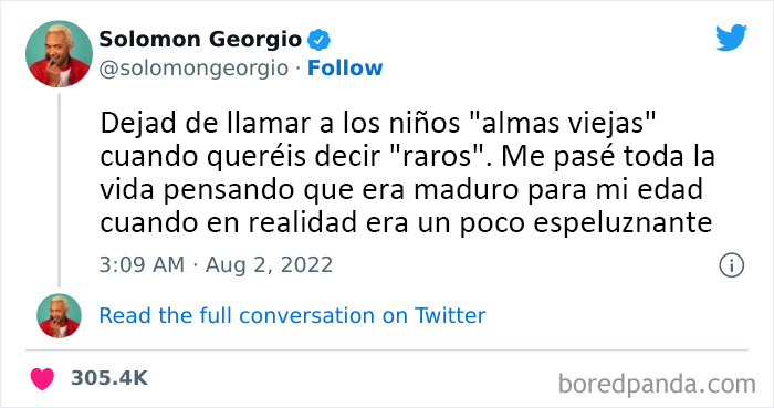 Votado como "El más probable para ser sólo un bebé raro"