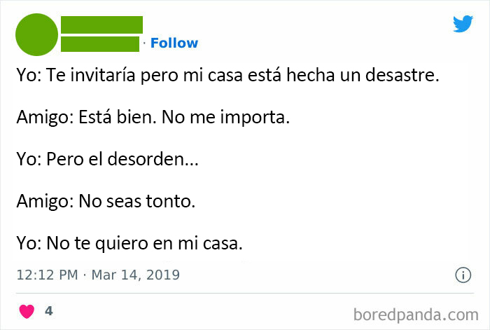 *vierte intencionadamente un tarro de marinara en la alfombra* "Lo siento, un desastre"