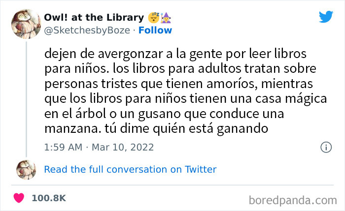 Libros para adultos vs. libros para niños