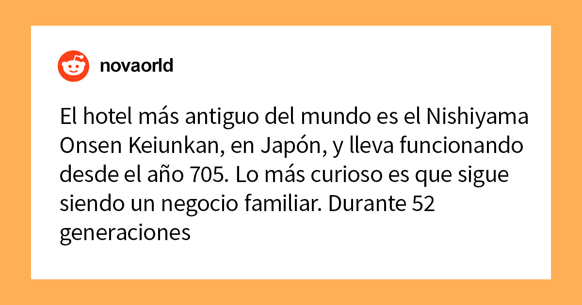 «¿Qué dato verdadero conoces que parezca falso?»: 30 personas responden