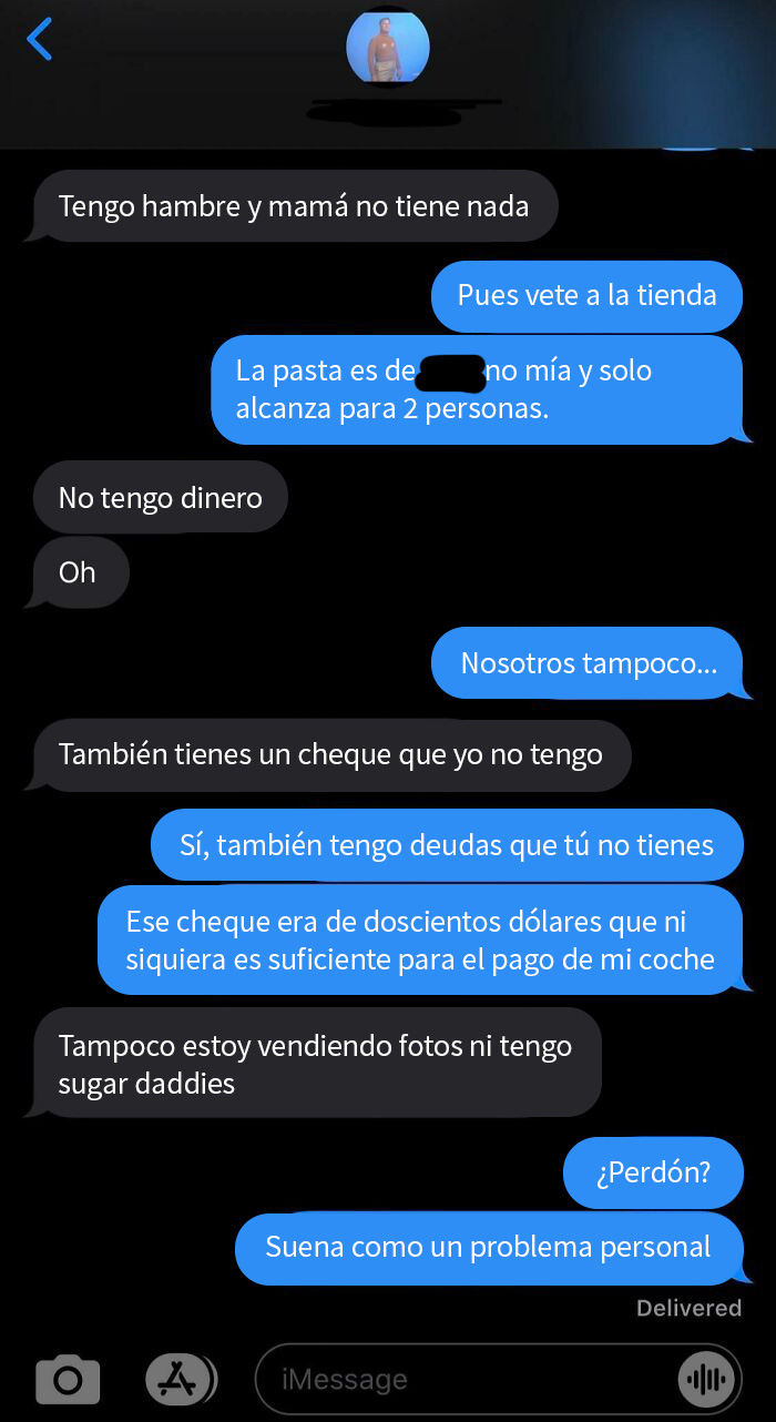 No dejo que mi hermana mayor se coma mi comida