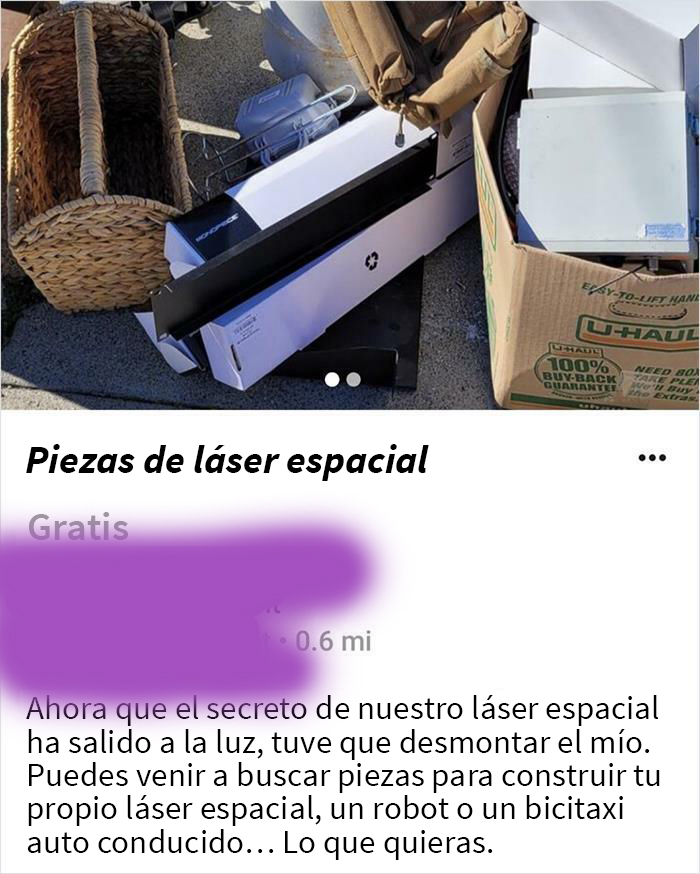 Piezas de láser espacial