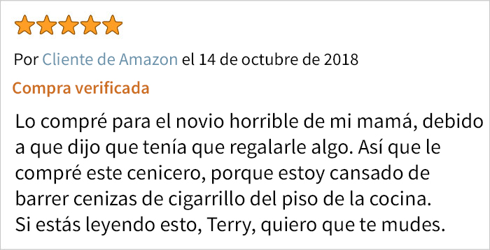 Reseña de un cenicero que cambió de tema rápidamente