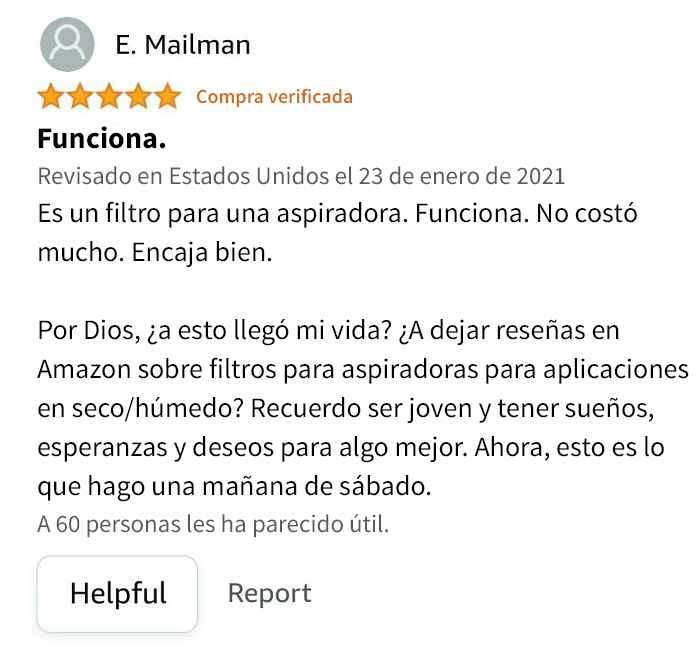 Comentarios sobre amazon top