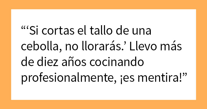 20 Ideas y «consejos» sobre cocina que irritan a la gente