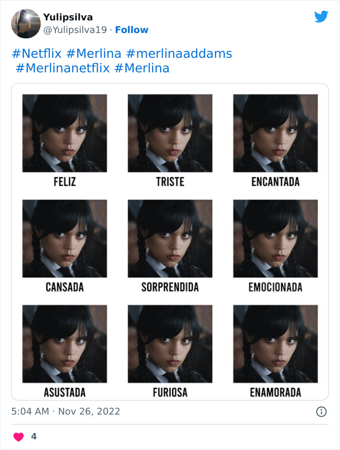 ¿Qué Merlina eres hoy?