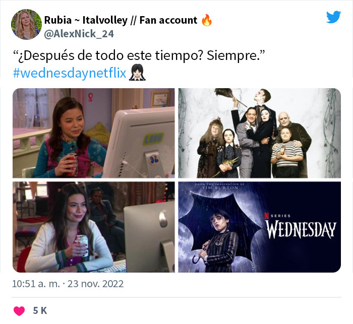 Fans de la Familia Addams a través del tiempo