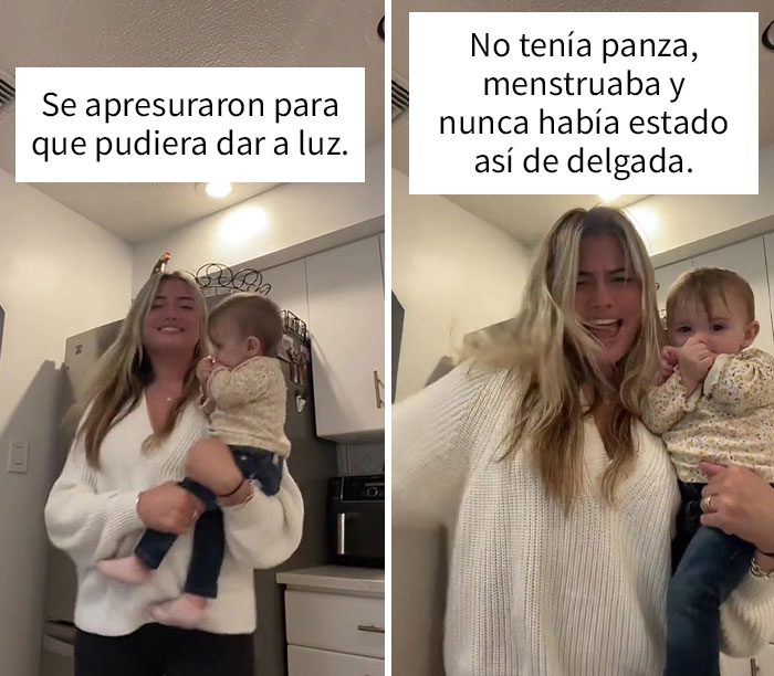 Esta joven creyó que tenía apendicitis, se dirigió a un hospital y terminó dando a luz a una bebé