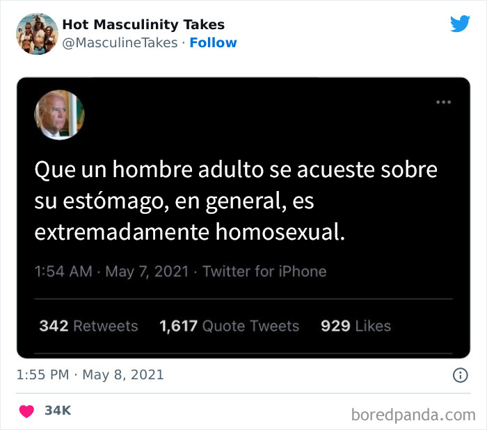 35 "Hot Masculinity Takes" That Are So Wrong, They Had To Be Shamed On This Twitter Page (New Posts)