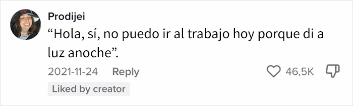 Esta joven creyó que tenía apendicitis, se dirigió a un hospital y terminó dando a luz a una bebé