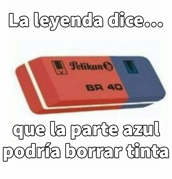 Era cierto, solo que se olvidaron de mencionar que al borrar la tinta también te quedarías sin hoja