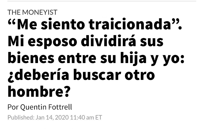 ¡Solo me quedaré con el 50% del dinero de mi esposo cuando él muera! ¡¡Necesito un nuevo hombre!!