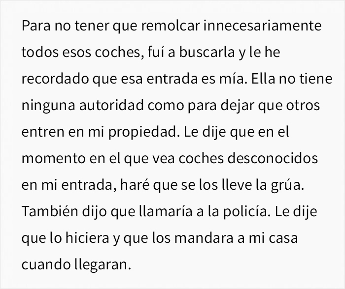 Esta Karen se cree con derecho a usar el estacionamiento de su vecina