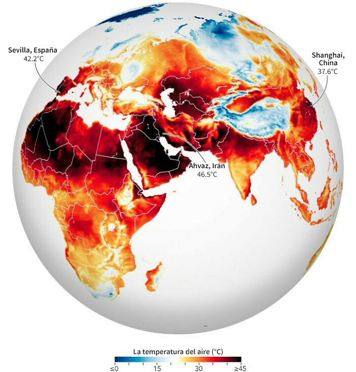 Las olas de calor y los incendios afectan a Europa, África y Asia en el verano de 2022