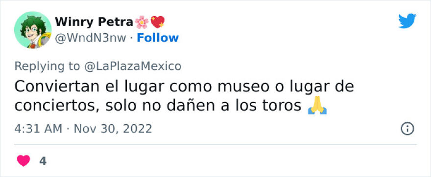 Internautas celebran la suspensión de corridas de toros en la Plaza México