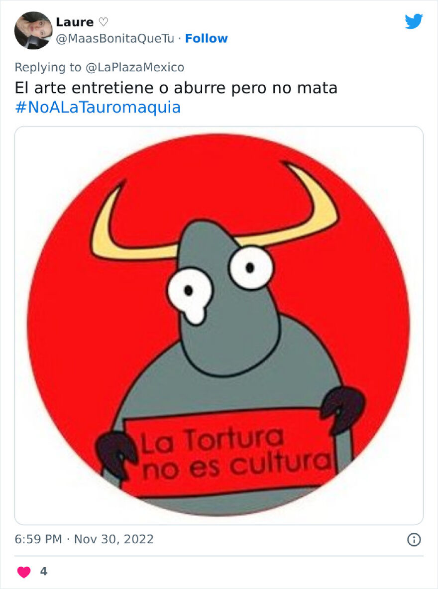 Internautas celebran la suspensión de corridas de toros en la Plaza México