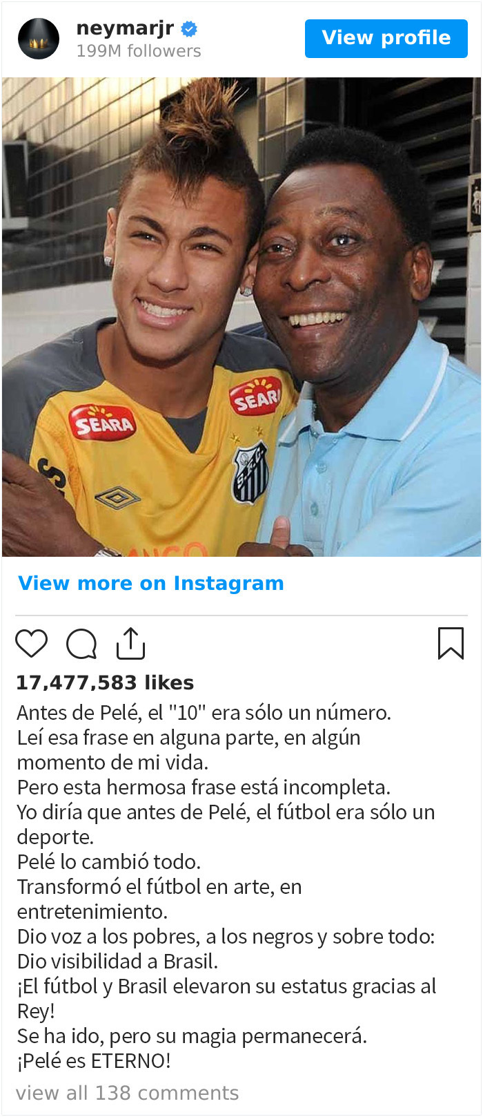 Pelé, el rey del fútbol cuya leyenda siempre pervivirá