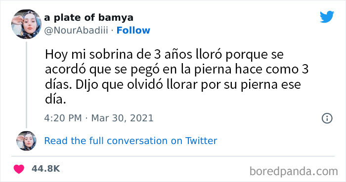 También me pongo la mano en la cara por niños así