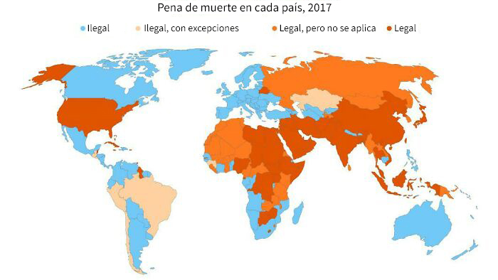 En qué países del mundo sobrevive la pena de muerte