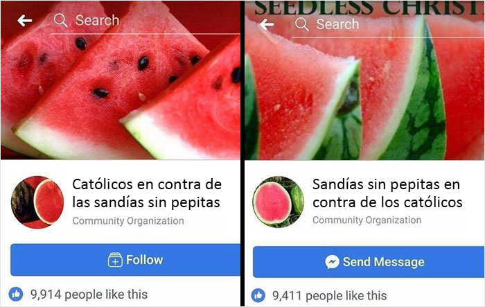 Sandías que tienen una vida social mejor que la mía