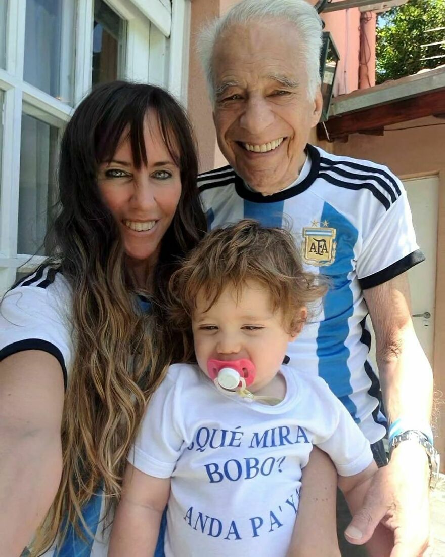 Este doctor argentino ha sido padre a pesar de ser ya octogenario