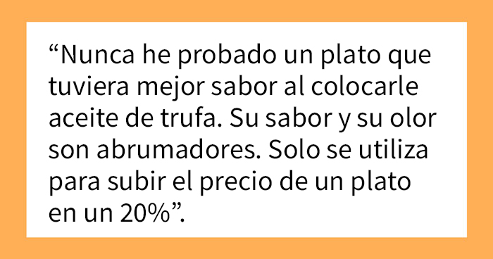 20 Opiniones de cocina consideradas estúpidas compartidas en este grupo online