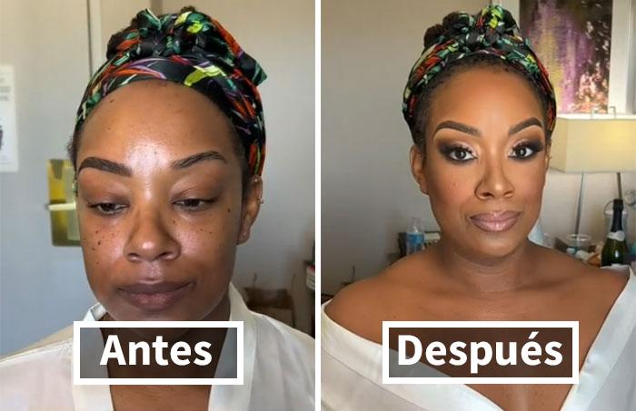 Esta maquilladora muestra cómo transforma a sus clientas y aquí tienes 30 fotos para comparar